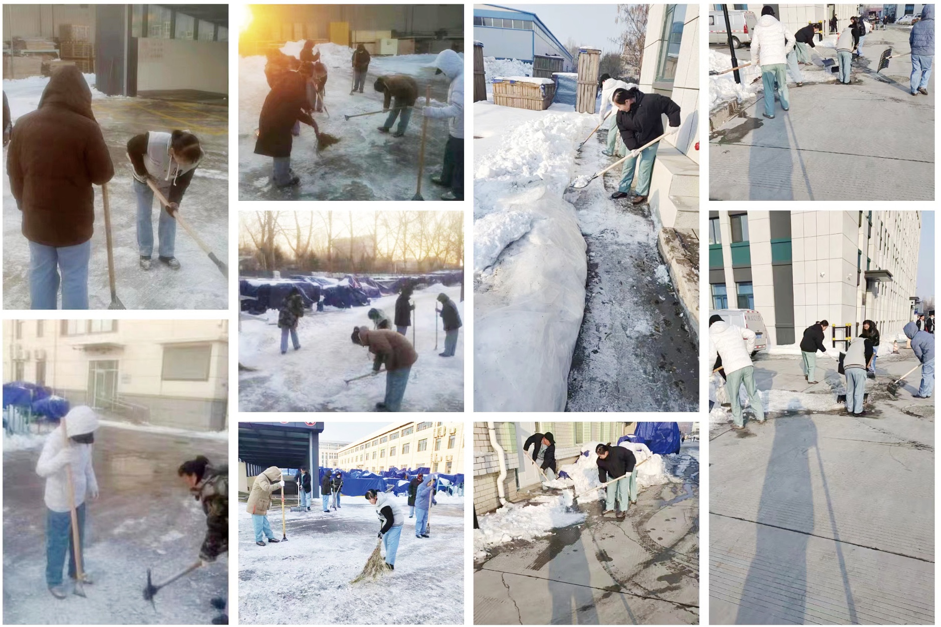 狂风暴雪对抗不住后勤人的顽强意志——记后勤物业为生产运行提供强有力包管_杏耀平台：机械人及智能工厂解决计划专家