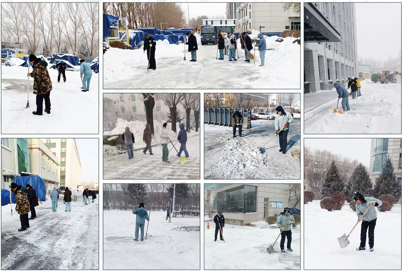 狂风暴雪对抗不住后勤人的顽强意志——记后勤物业为生产运行提供强有力包管_杏耀平台：机械人及智能工厂解决计划专家