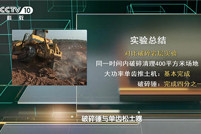 UU国际SD90大马力推土机再次强势登陆中央电视台科教频路